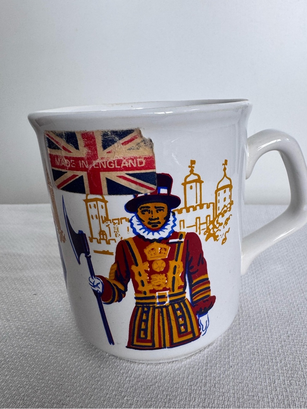 Vintage Tams Coffee Cup Mug Changing of the Guard London Made in England